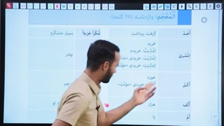 لغت درس چهارم عربی هفتم