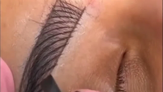 آموزش انواع استروک و خطوط تاتو ابرو و  فیبروز از آموزشگاه آرایشگری بانو نهال 09122937202