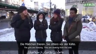 مکالمه کوتاه آلمانی درباره آب و هوا