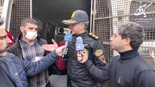 قطع دست کارگران اسباب کشی توسط اراذل اوباش سطح یک با قمه و شمیر در خیابان استاد معین