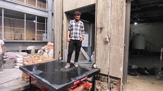 حرکت بالابر ثابت یک تنی