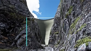 شبیه سازی تراژدی سد وایونت ایتالیا که منجر به تفکیک و ایجاد رشته مهندسی مکانیک سنگ شد