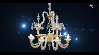 لوستر مورانو 3 طبقه پارس لوستر فراهانی کد 7210