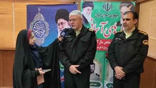 نشست خبری با اصحاب رسانه در ستاد فرماندهی انتظامی غرب استان تهران