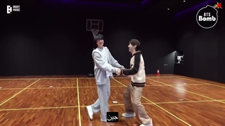 بنگتن بمب بی تی اس BTS Bomb 2025 "پشت صحنه چالش رقص Sweet Dreams با زیرنویس فارسی