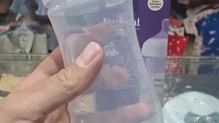 شیشه شیر اونت طلقی اورجینال ظرفیت 330 میلی لیتر سرشیشه ۴ قطره ریسپانس avent