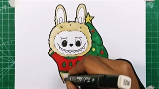 نقاشی لابوبو کریسمسی