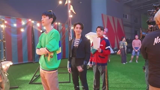 Circus پشت صحنه ام وی خنده داره ببینید کپشن